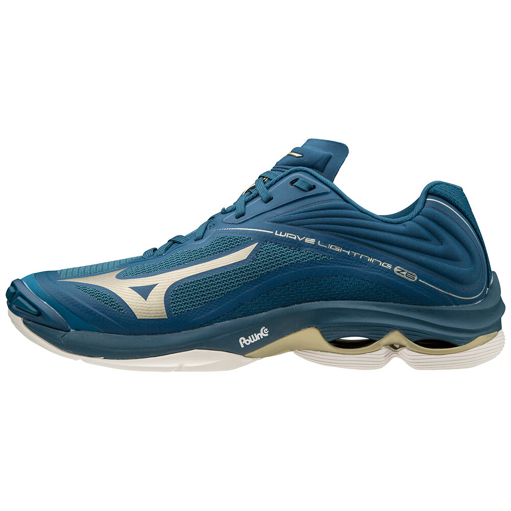 Sapatilhas Voleibol Mizuno Wave Lightning Z6 - Homem - Azuis - HFEZL6317